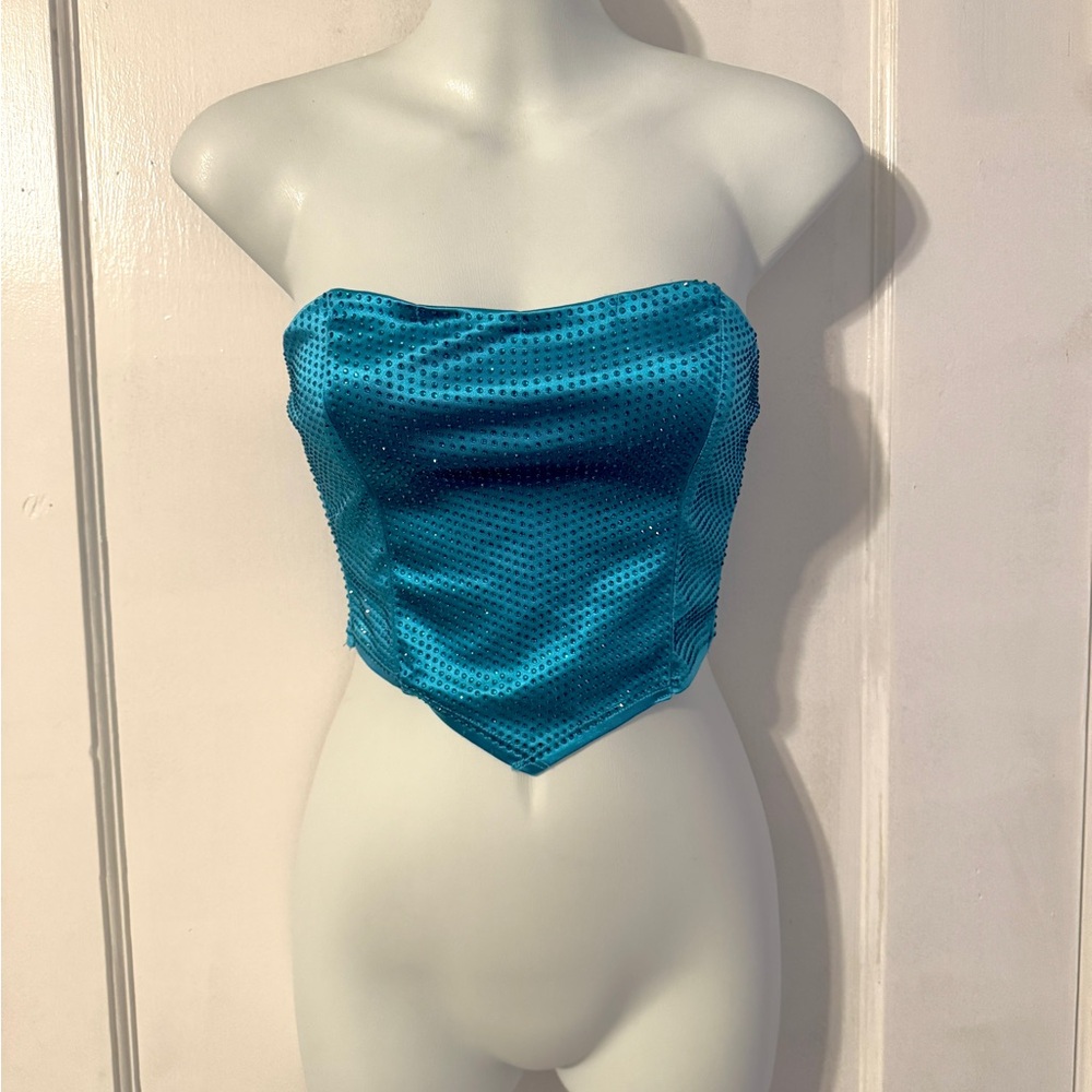 Sparkle blue top